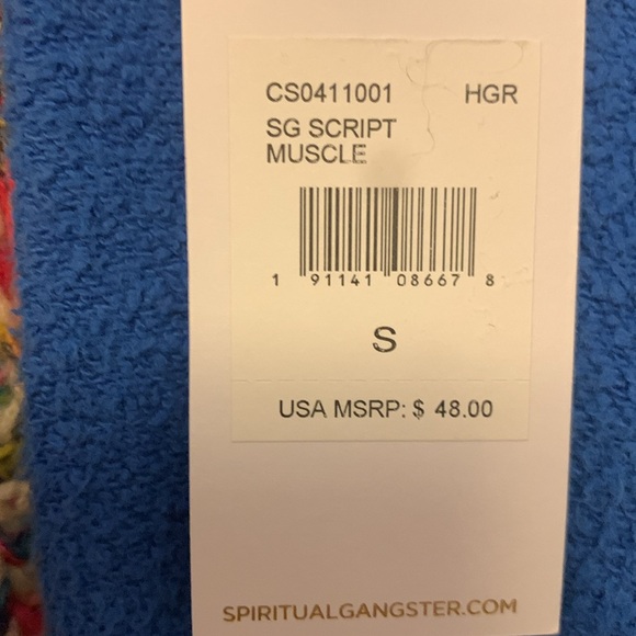 NWT Spiritual Gangster Muscle shirt - Picture 7 of 7